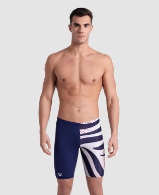 Multi Stripes Swim Jammer