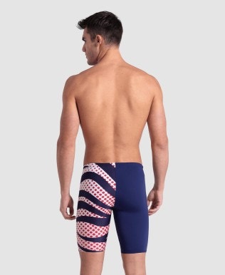 Multi Stripes Swim Jammer